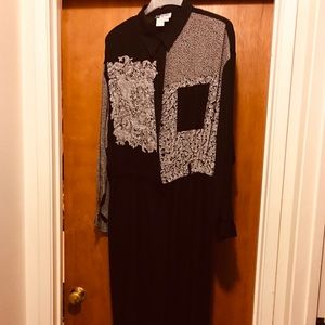 Button Down with Belt